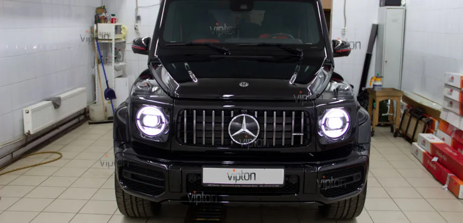 Mercedes-Benz G-klasse: тонировка 2-х передних стекол 2 Mercedes-Benz G-klasse: тонировка 2-х передних стекол 2