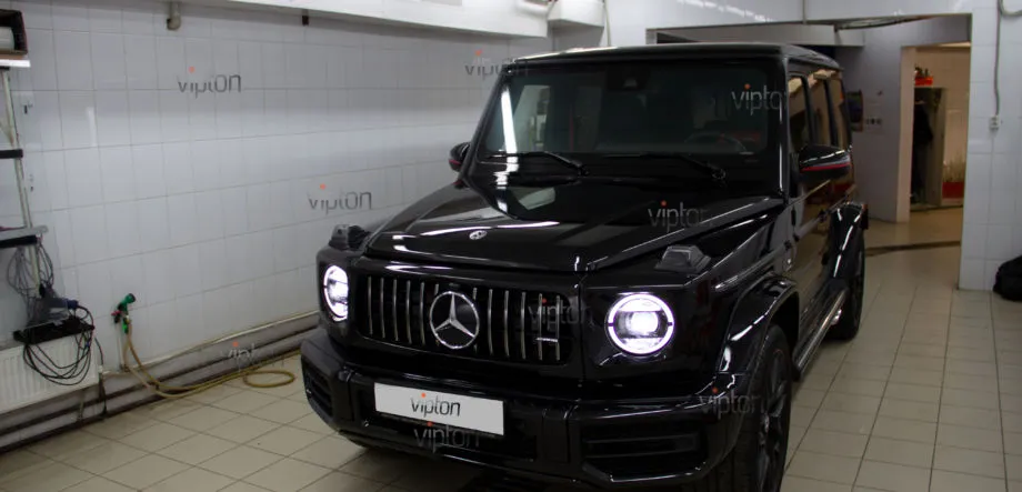 Mercedes-Benz G-klasse: тонировка 2-х передних стекол 4 Mercedes-Benz G-klasse: тонировка 2-х передних стекол 4