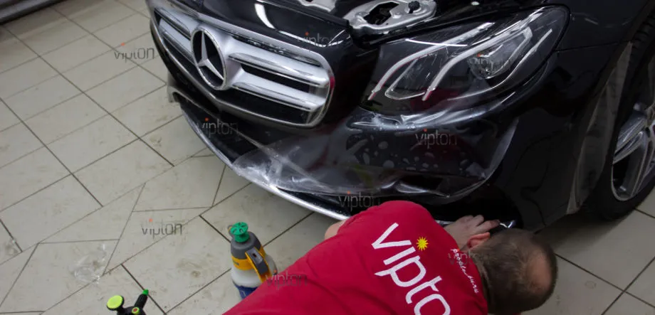 MERCEDES E-KLASS W-213 LLUMAR GLOSS PPF 1