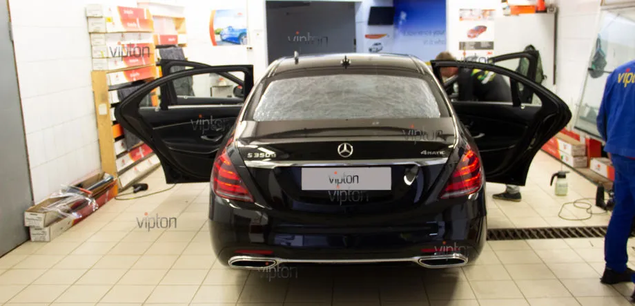 Mercedes-Benz S-klasse: тонировка 2 Mercedes-Benz S-klasse: тонировка 2