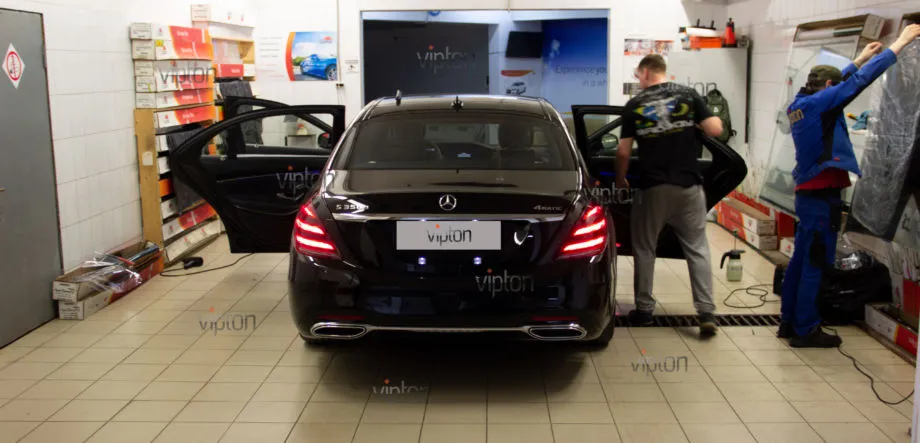 Mercedes-Benz S-klasse: тонировка 5 Mercedes-Benz S-klasse: тонировка 5