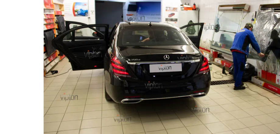 Mercedes-Benz S-klasse: тонировка 3 Mercedes-Benz S-klasse: тонировка 3