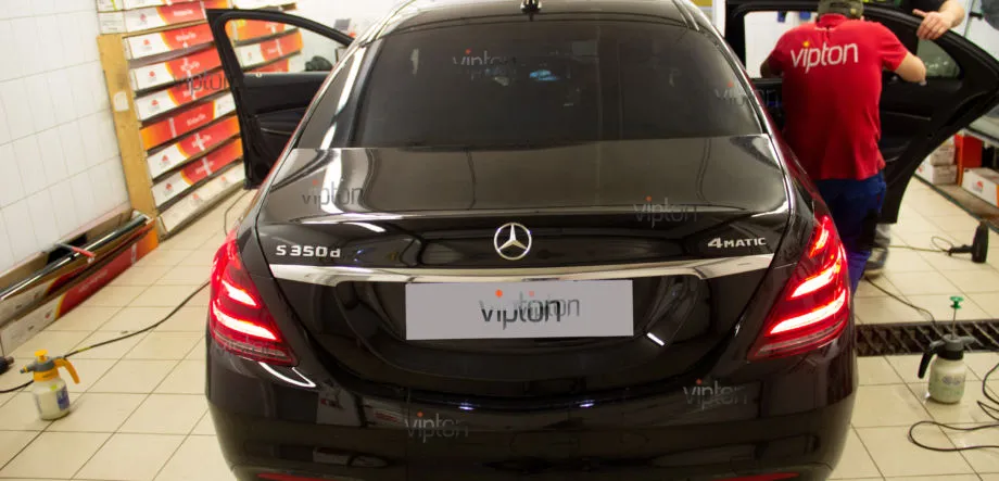 Mercedes-Benz S-klasse: тонировка 4 Mercedes-Benz S-klasse: тонировка 4