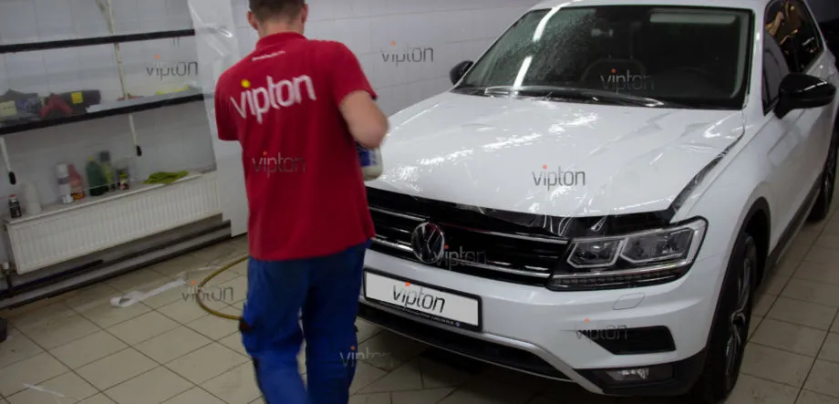 Volkswagen Tiguan Антигравийная защита 3 Volkswagen Tiguan Антигравийная защита 3
