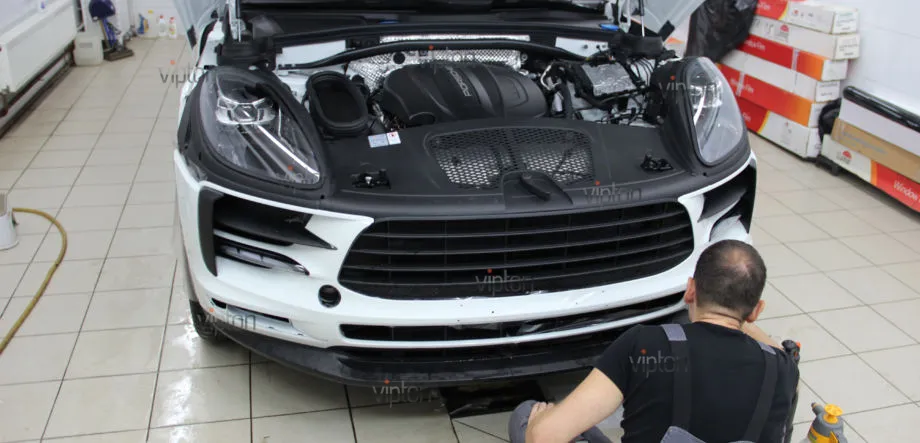 Porsche Macan Антигравийная пленка- LLumar PPF Gloss HC CA 3 Porsche Macan Антигравийная пленка- LLumar PPF Gloss HC CA 3