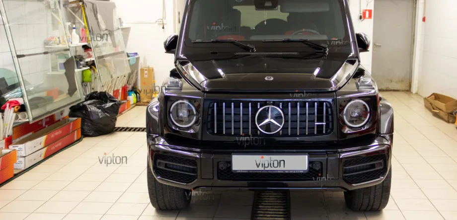 Mercedes-Benz G-Класс AMG LLumar — Установка ударопрочной пленки 1