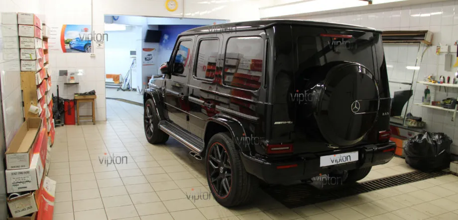 Mercedes-Benz G-Класс AMG LLumar — Установка ударопрочной пленки 3