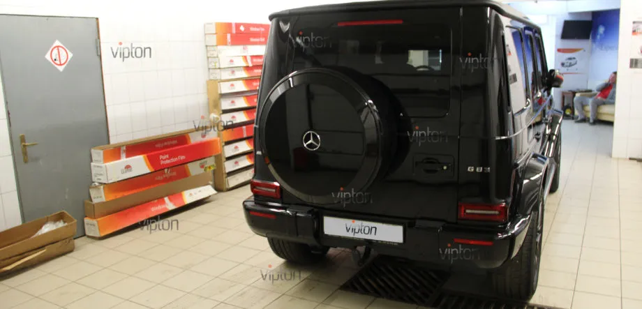 Mercedes-Benz G-Класс AMG LLumar — Установка ударопрочной пленки 5