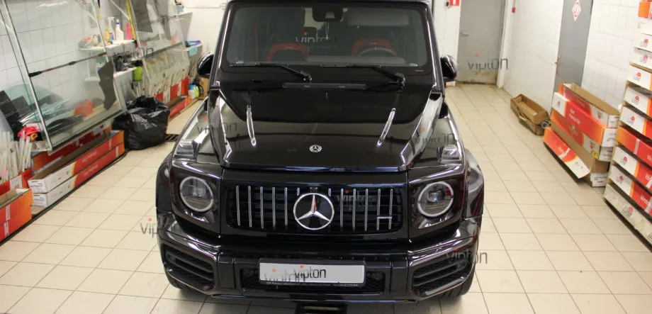 Mercedes-Benz G-Класс AMG LLumar — Установка ударопрочной пленки 6