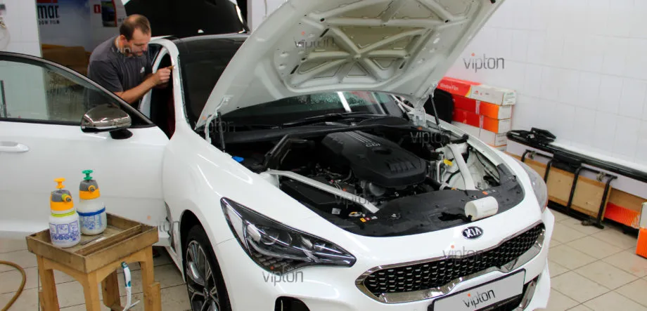 Kia Stinger: Антигравийная защита 1