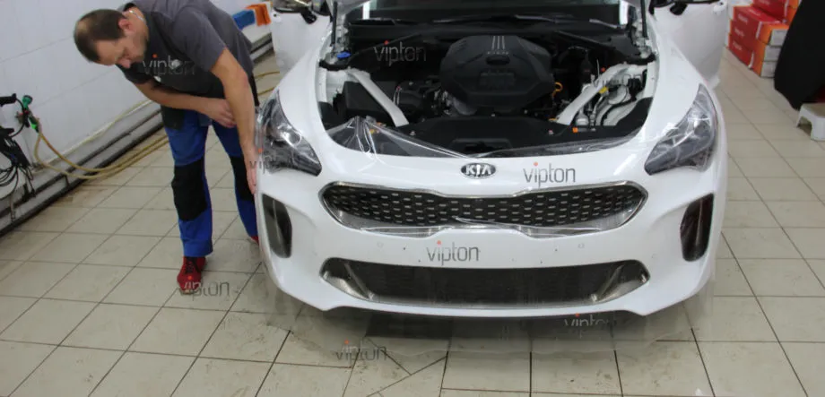 Kia Stinger: Антигравийная защита 5