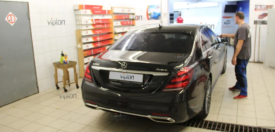 Mercedes-Benz S W222 тонировка LLumar 8 Mercedes-Benz S W222 тонировка LLumar 8