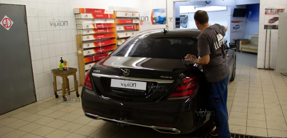 Mercedes-Benz S W222 тонировка LLumar 7 Mercedes-Benz S W222 тонировка LLumar 7