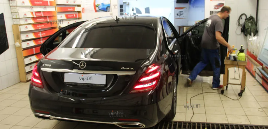 Mercedes-Benz S W222 тонировка LLumar 4 Mercedes-Benz S W222 тонировка LLumar 4
