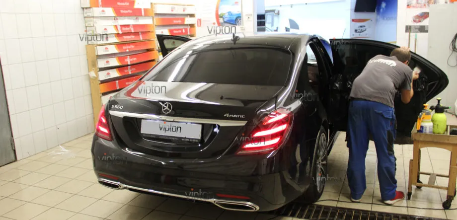 Mercedes-Benz S W222 тонировка LLumar 1 Mercedes-Benz S W222 тонировка LLumar 1