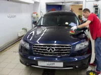 Infiniti FX: Нанесение керамического покрытия