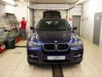 BMW X6:  Абразивная полировка кузова и нанесение керамического