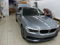 BMW 5 серия (G-30): Антигравийная защита LLumar PPF Gloss