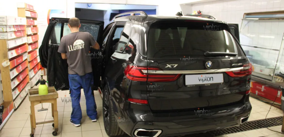 BMW X7: Тонировка LLumar AIR 75 SR HPR. 5 BMW X7: Тонировка LLumar AIR 75 SR HPR. 5