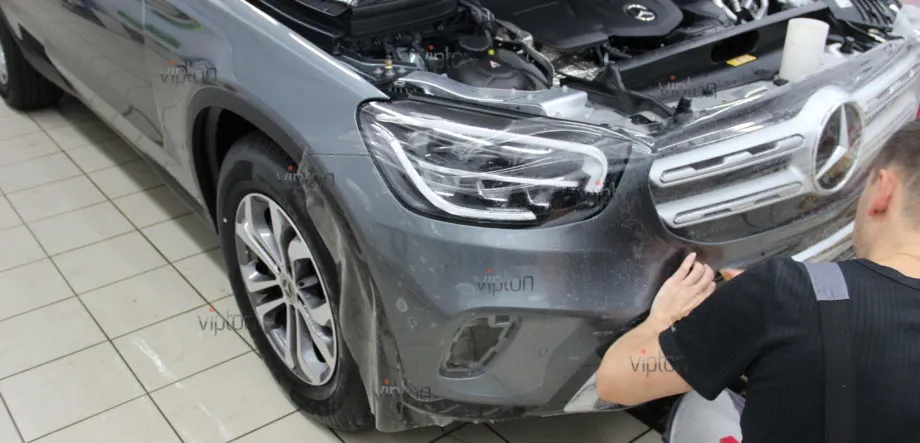 Mercedes-Benz GLC: расширенное покрытие LLUMAR GLOSS PPF 3