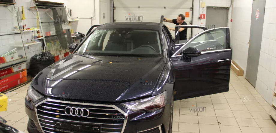 Audi A6: Защита фар LLumar PPF Gloss. 3 Audi A6: Защита фар LLumar PPF Gloss. 3