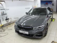 BMW 3 серия G-20 Установка антигравийной пленки полностью.