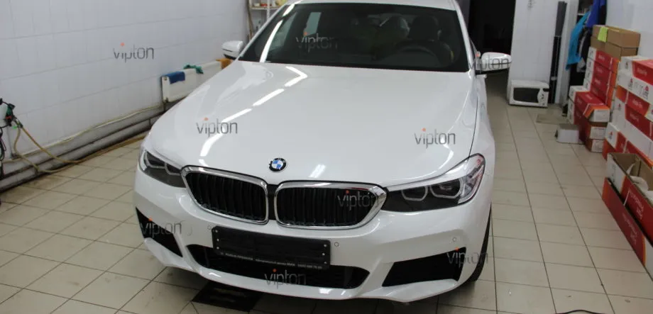 BMW 6 серия GT Установка защитной антигравийной 3