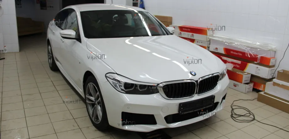 BMW 6 серия GT Установка защитной антигравийной 5