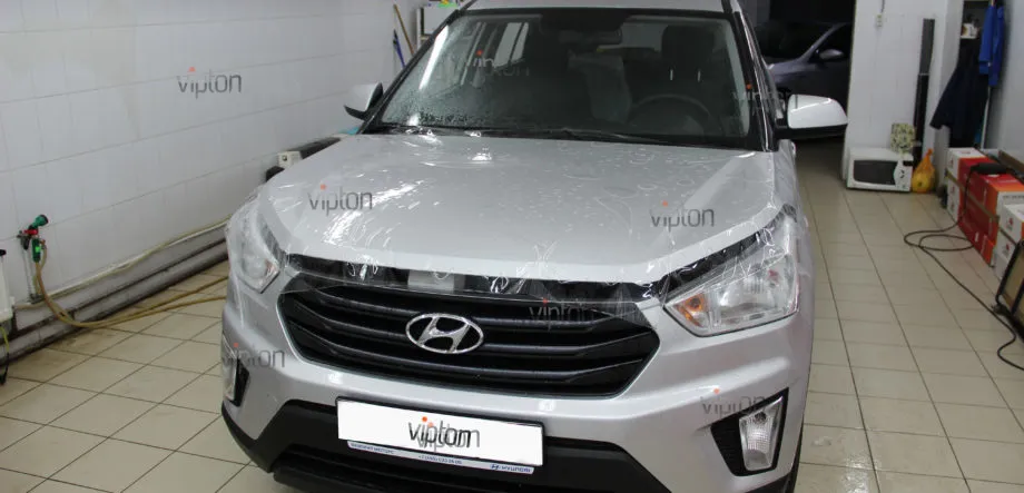 Hyundai Creta Установка антигравийной пленки LLUMAR GLOSS 8 Hyundai Creta Установка антигравийной пленки LLUMAR GLOSS 8