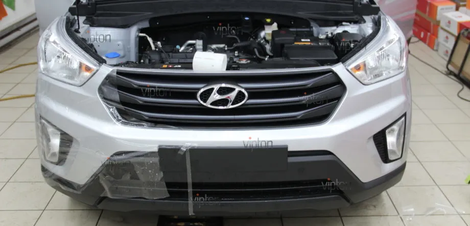 Hyundai Creta Установка антигравийной пленки LLUMAR GLOSS 6 Hyundai Creta Установка антигравийной пленки LLUMAR GLOSS 6