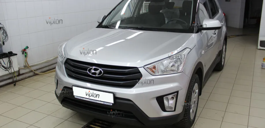 Hyundai Creta Установка антигравийной пленки LLUMAR GLOSS 4 Hyundai Creta Установка антигравийной пленки LLUMAR GLOSS 4