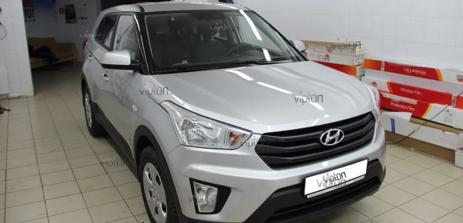 Hyundai Creta Установка антигравийной пленки LLUMAR GLOSS 3 Hyundai Creta Установка антигравийной пленки LLUMAR GLOSS 3