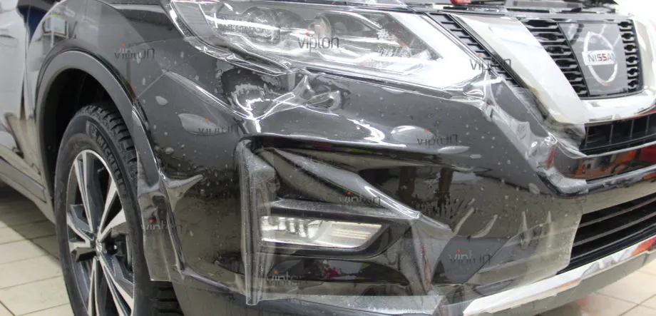 Nissan X-Trail: Антигравийная защита 6 Nissan X-Trail: Антигравийная защита 6