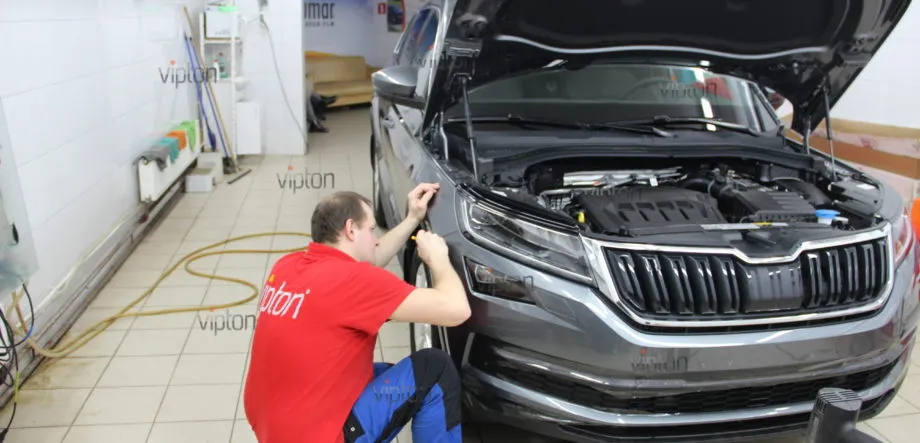 Skoda Kodiaq: Антигравийная защита 8 Skoda Kodiaq: Антигравийная защита 8
