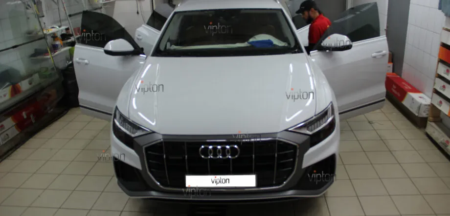 Audi Q8 тонирование всех стекл 7