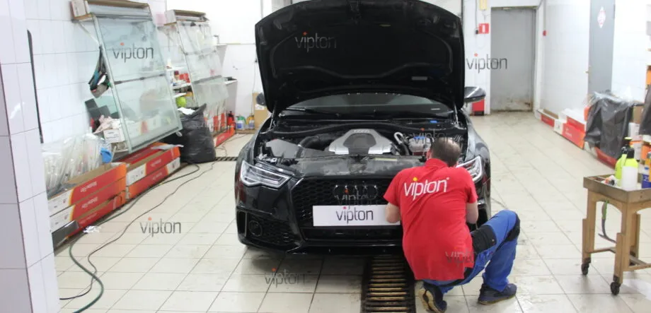 Audi A6: бронирование фар 5 Audi A6: бронирование фар 5
