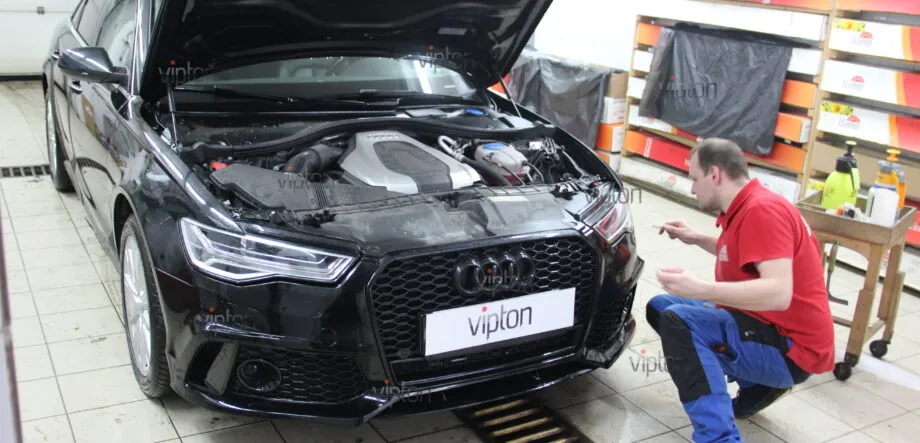 Audi A6: бронирование фар 4 Audi A6: бронирование фар 4