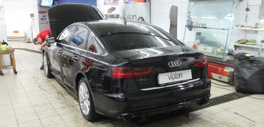 Audi A6: бронирование фар 2 Audi A6: бронирование фар 2