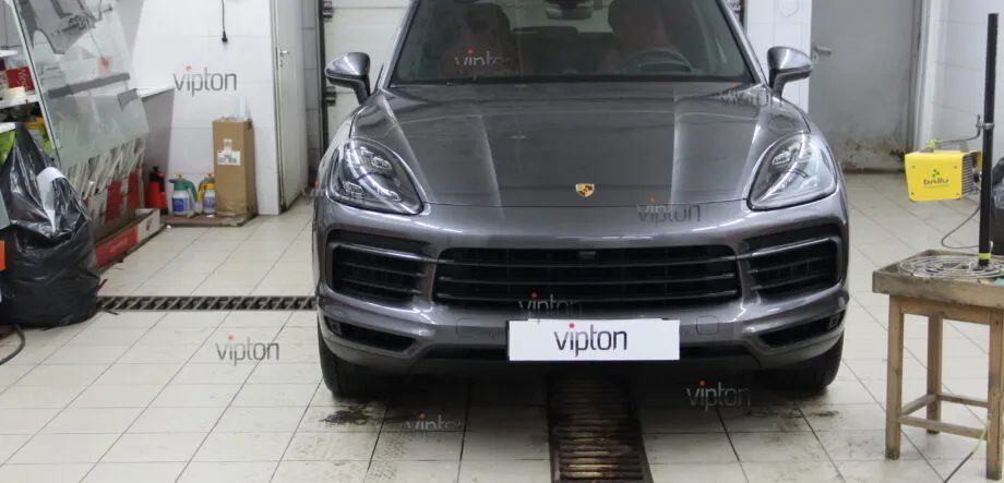 Porsche Cayenne: бронирование фар 1 Porsche Cayenne: бронирование фар 1