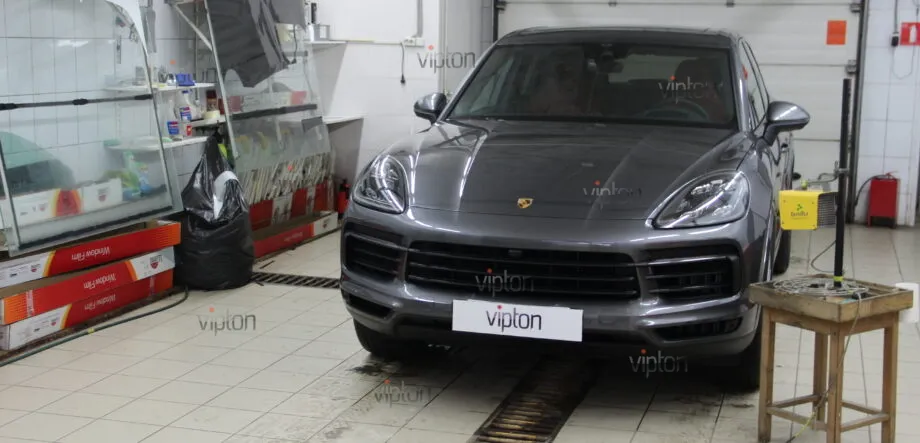 Porsche Cayenne: бронирование фар 3 Porsche Cayenne: бронирование фар 3