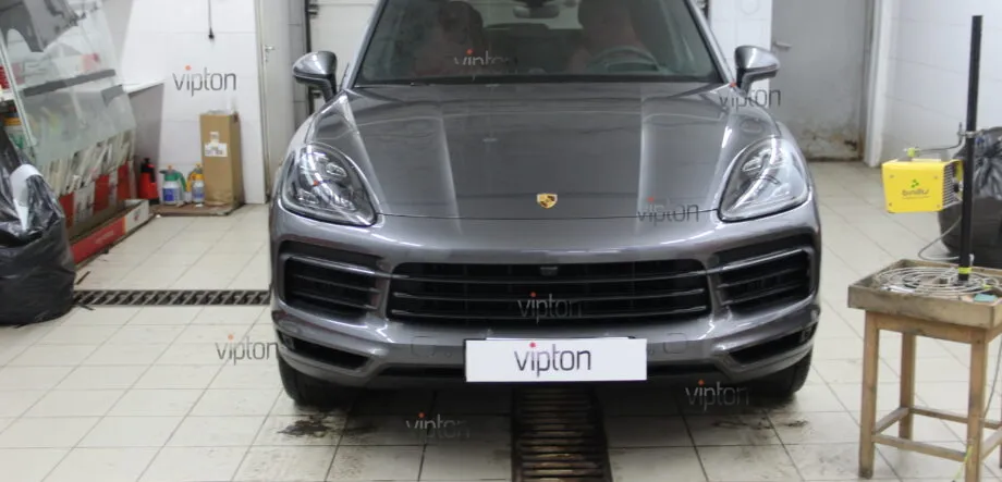 Porsche Cayenne: бронирование фар 2 Porsche Cayenne: бронирование фар 2