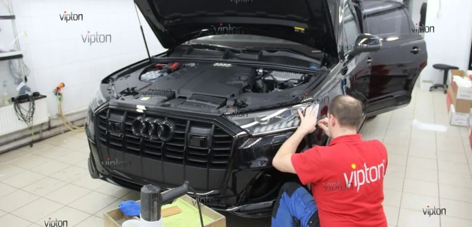 Audi Q8 антигравийная пленка 7