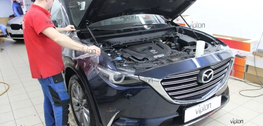 Mazda CX5 антигравийная пленка 6 Mazda CX5 антигравийная пленка 6